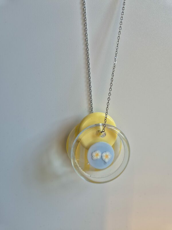 Collier Choupinette jaune