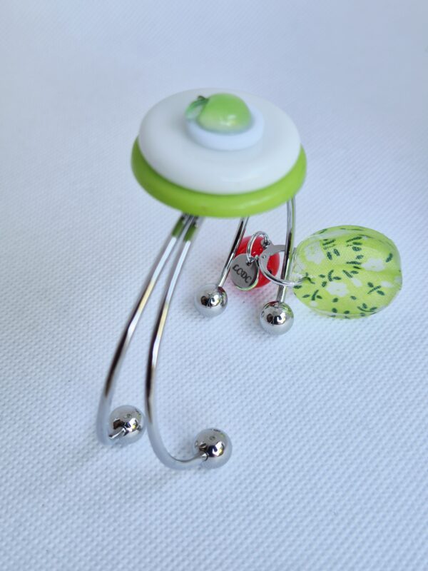 Bracelet Pomme D'Api vert Breloques