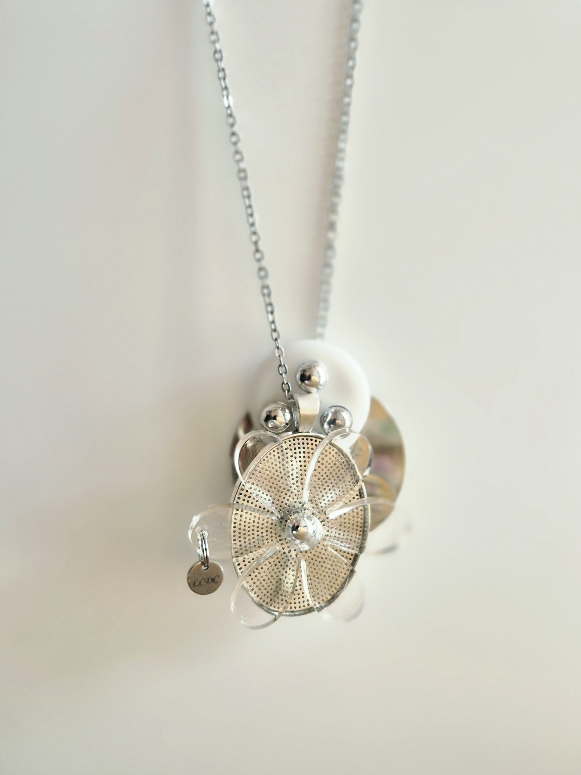 Collier DISCO transparent